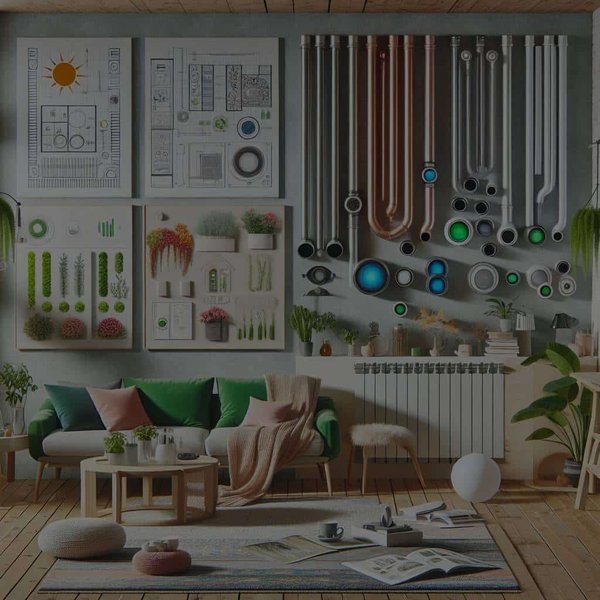 Quelles options pour un système de chauffage écologique et visuellement discret dans un salon ?