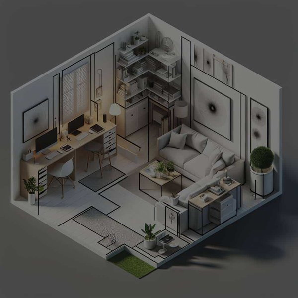 Quelle stratégie pour intégrer un bureau discret dans un espace de vie sans le surcharger ?