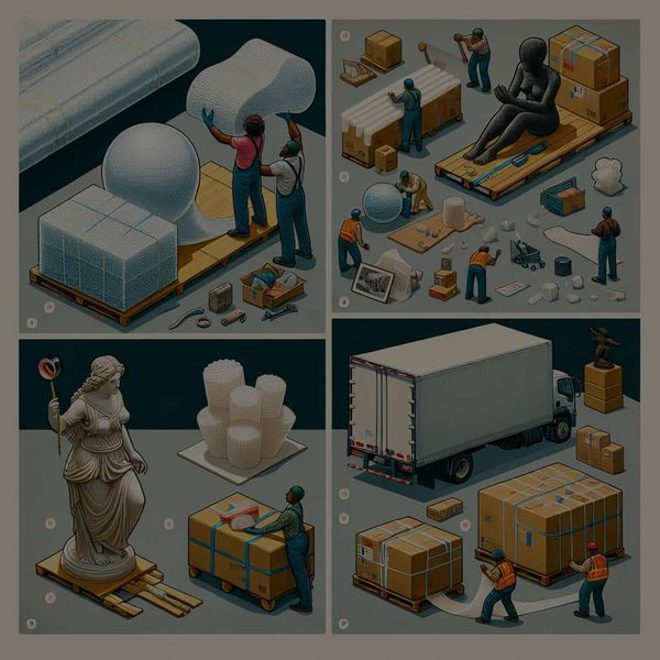 Comment déménager des objets d'art et sculptures de grande taille en toute sécurité ?