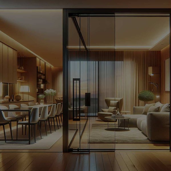 Comment intégrer une technologie de porte coulissante automatique pour faciliter l'accès entre les espaces de vie ?