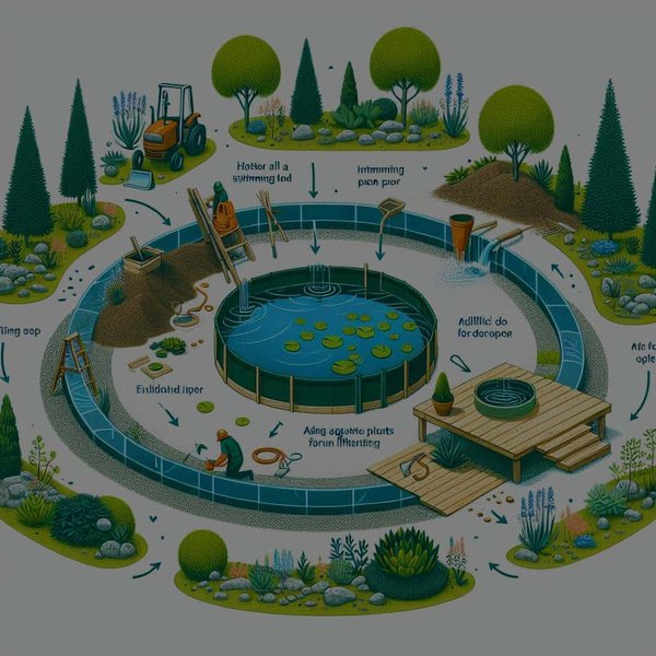 Quelles sont les techniques pour installer un bassin naturel de baignade dans son jardin ?