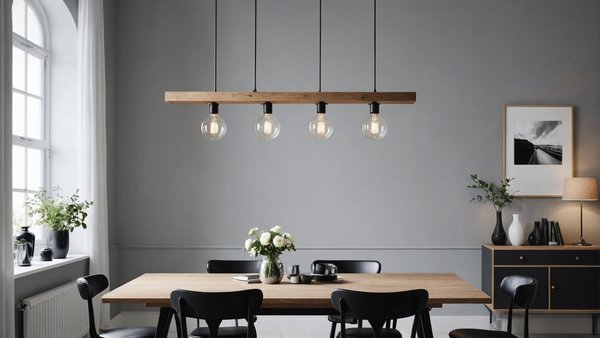 Suspension et luminaire au style scandinave : Élégance et simplicité