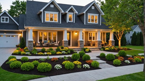 Des idées créatives pour l'aménagement extérieur devant votre maison : tendances 2024