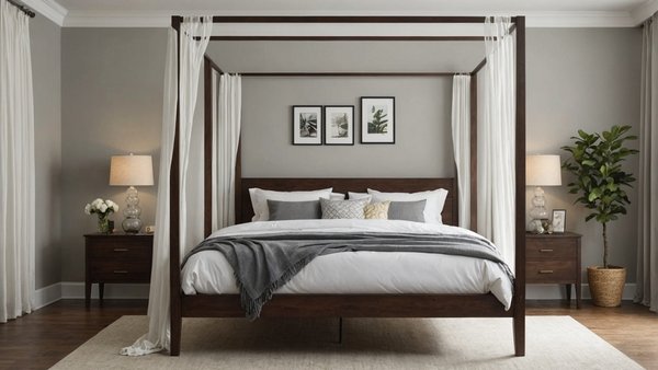 L'importance d'un ciel de lit dans une chambre d'adulte révélée