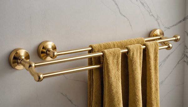 Des porte serviette doré pour un style raffiné et pratique